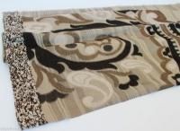 $600 Etro Milano Italy Scarf Floral Long Italian Brown Cream Metallic Shawl New!