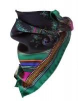 NEW ETRO FANTASIA PAISLEY SILK  POCHETTE NECK SCARF BANDANA UNISEX