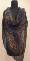 Etro Wool Silk XL Paisley Scarf NWT 52