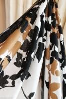 $620 Etro Milano Shawl Wrap Scarf Made in Italy White Brown Black Large Long 