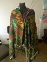 AUTHENTIC ETRO MILANO 100% CASHMERE EXTRA LARGE SHAWL SCARF 74