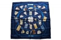 Authentic HERMES Silk Scarf with Box - Carnets de Bal  : NWT