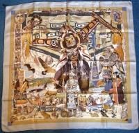 HERMES Paris silk scarf shawl twill 