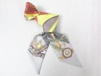 Auth HERMES New 100% Silk Twilly Womens Scarf Liht Gray Grey Multicolor