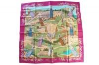 Authentic HERMES Silk Scarf - Costumes Des D?partements : NWOT