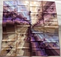 Authentic Hermes 100% Silk Scarf CARRE 90 cm Twill Galop Chromatique $395 NWT 