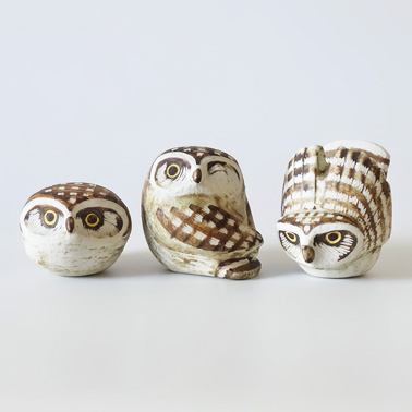 GUSTAVSBERG/グスタフスベリ Minervaのフクロウを3点掲載しました。