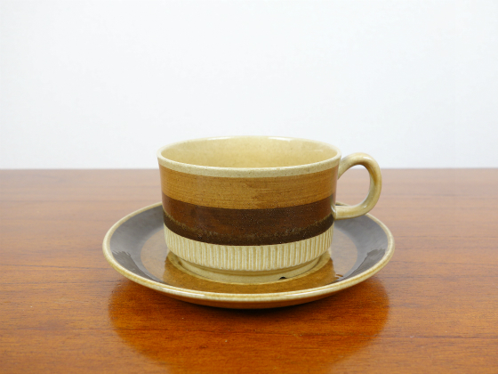 Gefle/ゲフレ Terra/テラ ティーカップ&ソーサー 001|北欧ヴィンテージ