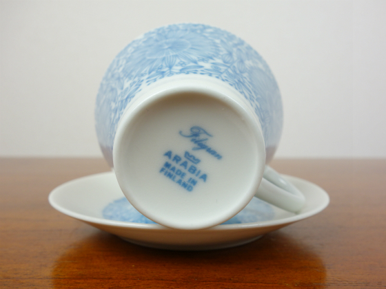 ARABIA/アラビア Filigran/フィリグラン カップ&ソーサー ブルー 001