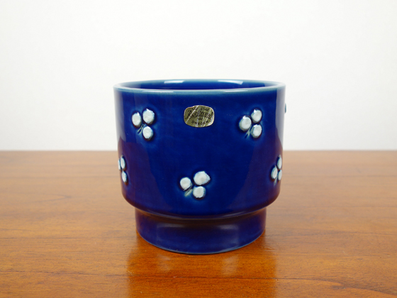 ロールストランド フラワーポット 花鉢 花瓶 ブルー - 食器
