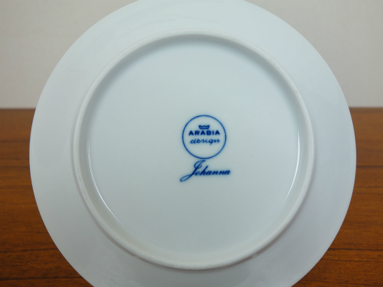 1968-1969 Arabia Johanna プレート25㎝ 1968-1969 Arabia Johanna プレート25㎝