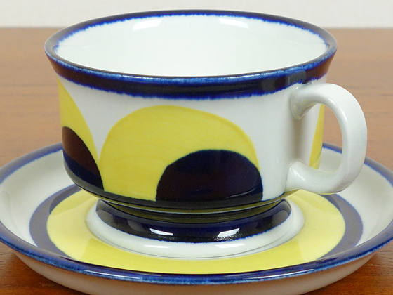 ARABIA/アラビア Paju/パユ デミタスカップ＆ソーサー イエロー 001