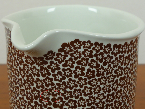 アラビア faenza ファエンツァ　ピッチャー　ブラウン ARABIA/アラビア Faenza/ファエンツァ ピッチャー ブラウン 002|北欧