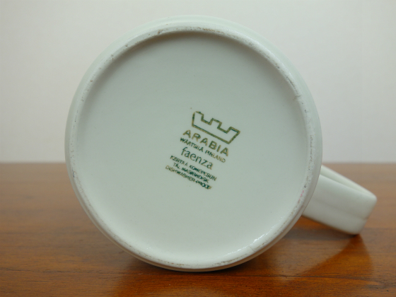 ARABIA/アラビア Faenza/ファエンツァ ピッチャー ブラウン 002|北欧