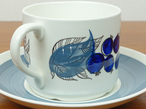 Rorstrand/ロールストランド Gille/ジッレ カップ&ソーサー 007|北欧