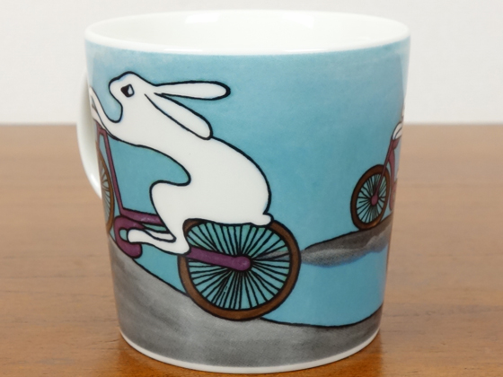ARABIA - アラビア　ヘルヤ   別注・Pipliaマグ✳︎ Arabia Helja ARABIA/アラビア Helja Collection バニーマグ Cycling 001|北欧