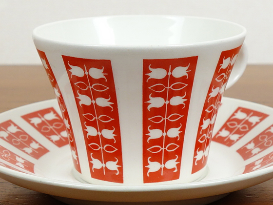 ARABIA/アラビア Hilppa/ヒルッパ カップ&ソーサー+プレート17cm