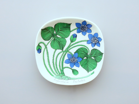 ARABIA ボタニカ ミスミソウ ウォールプレート ヴィンテージ