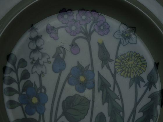 ARABIA/アラビア Flora/フローラ プレート24cm 001|北欧ヴィンテージの