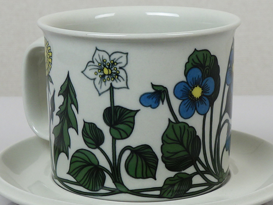 ARABIA/アラビア Flora/フローラ マグカップ&ソーサー 003|北欧