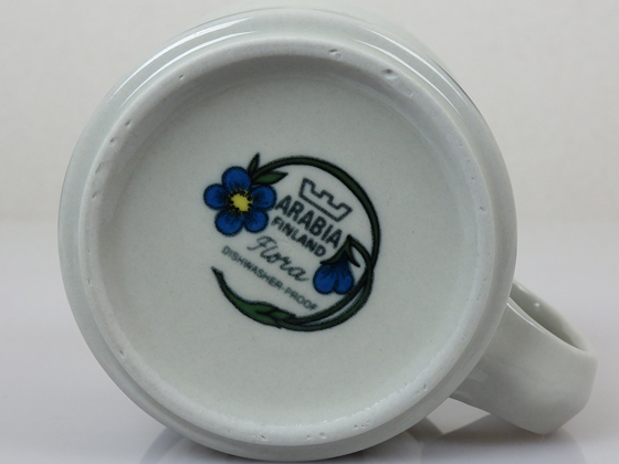ARABIA/アラビア Flora/フローラ マグカップ&ソーサー 003|北欧