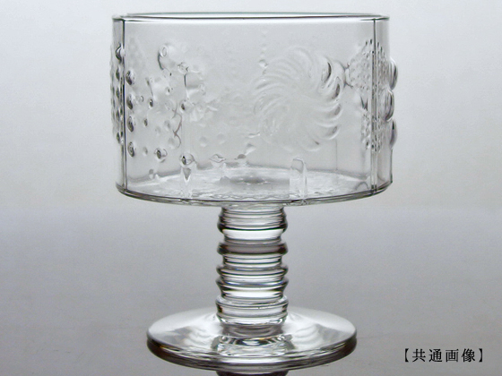 北欧ビンテージ【Nuutajarvi・ヌータヤルヴィ】Flora フローラボウル nuutajarvi／ヌータヤルヴィ flora/フローラ グラスボウル