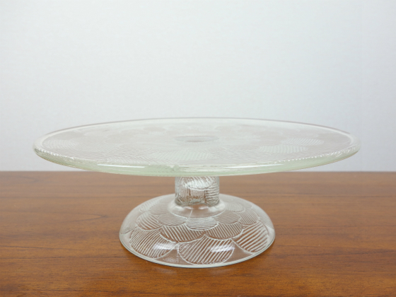 レア ヌータヤルヴィ アラビア miranda ミランダ デザートスタンド nuutajarvi / ARABIA 》 ミランダ ケーキスタンド グリーン