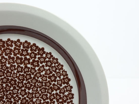 ARABIA/アラビア Faenza/ファエンツァ プレート20cm ブラウン