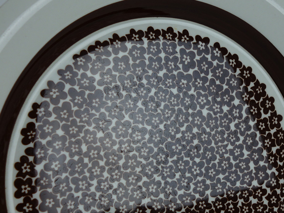 ARABIA/アラビア Faenza/ファエンツァ プレート20cm ブラウン