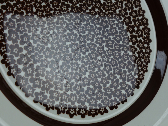 ARABIA/アラビア Faenza/ファエンツァ プレート20cm ブラウン 033|北欧