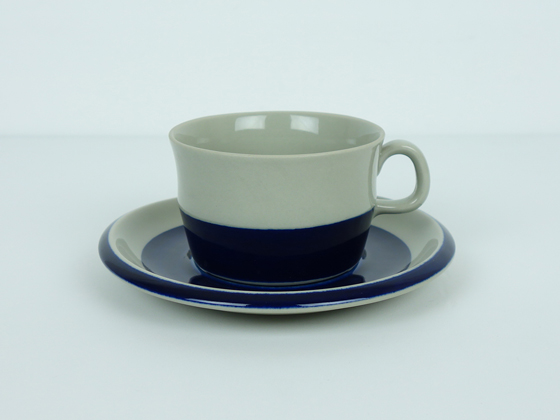Rorstrand/ロールストランド MWモデルのコーヒーカップ＆ソーサー(青い 