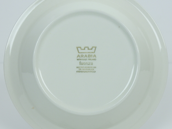 美品 ARABIA アラビア Faenza ファエンツァ スーププレート ボウル ARABIA/アラビア Faenza/ファエンツァ スープボウル20cm ブルー