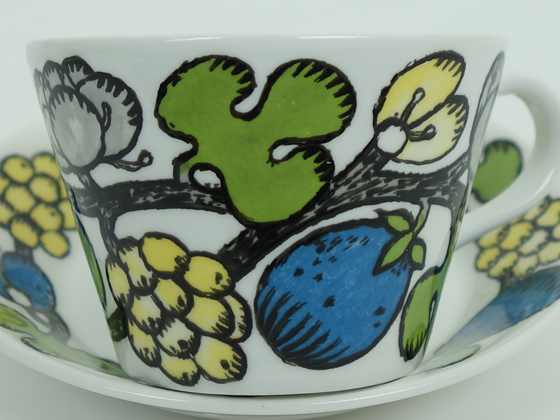 北欧ビンテージ　カップ&ソーサー　グスタフスベリ　RIVIERA アウトレット】GUSTAVSBERG/グスタフスベリ Riviera/リヴィエラ