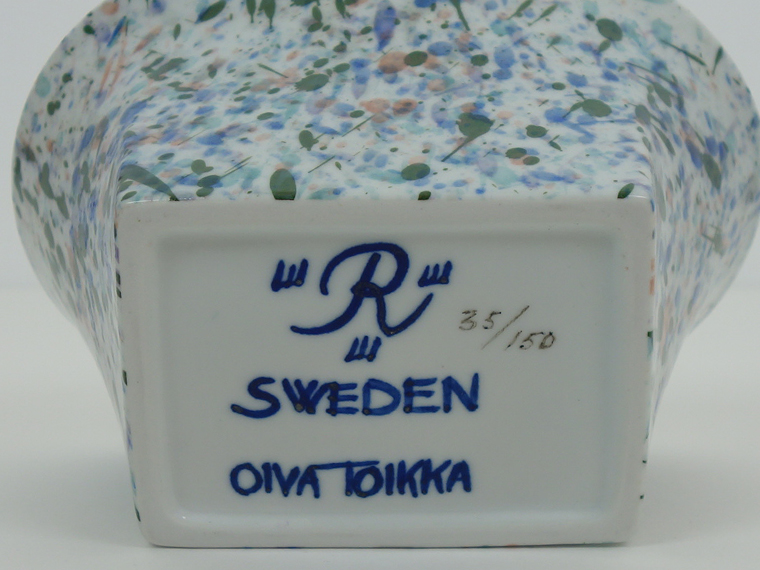 Rorstrand/ロールストランド Oiva Toikka セラミックボウルW16cm