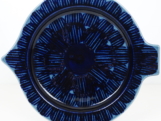 ARABIA/アラビア GOG フィッシュプレート ブルー 003|北欧ヴィンテージ