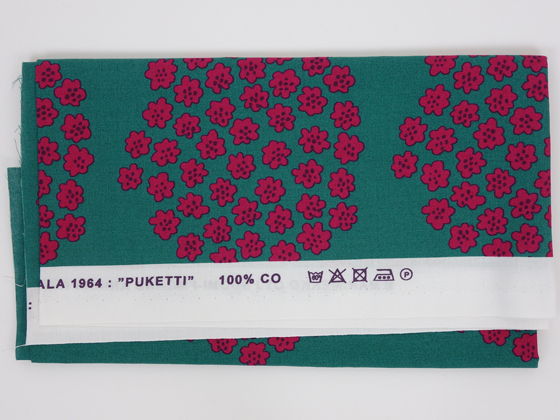 Marimekko マリメッコ Puketti グリーン ピンク 45 118cm 北欧ヴィンテージのpippuri ピップリ Marimekko マリメッコ Puketti グリーン ピンク 45 118cm 北欧ヴィンテージのpippuri ピップリ
