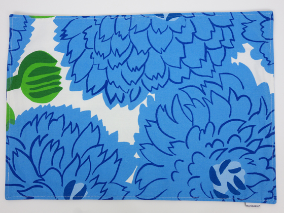 marimekko/マリメッコ PRIMAVERA プレイスマット ブルー 46×32cm 001|北欧ヴィンテージのpippuri(ピップリ)