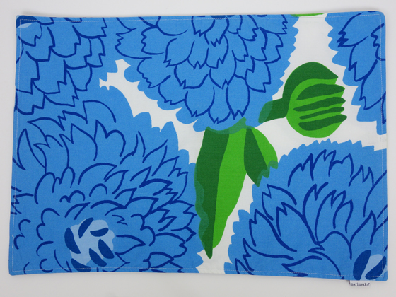 marimekko/マリメッコ PRIMAVERA プレイスマット ブルー 46×32cm 002