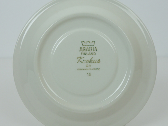 ARABIA/アラビア Krokus/クロッカス グレーリム コーヒーカップ ARABIA/アラビア Krokus/クロッカス グレーリム コーヒーカップ