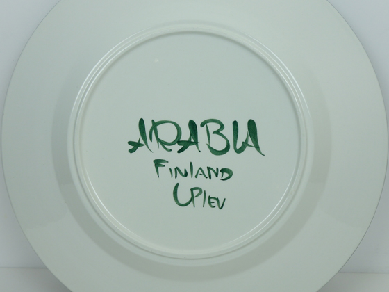 アラビア プルプリイェンカ プレート 36cm ARABIA/アラビア Purpuri Jenkka/プルプリ イェンッカ プレート