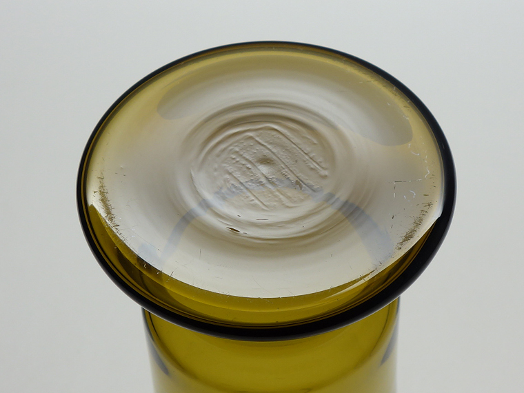 イッタラ【ヌータヤルヴィ】VASE　ヴィンテージ品 NUUTAJARVI/ヌータヤルヴィ VASE 1428 H22.5cm アンバー 001