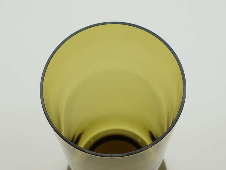 NUUTAJARVI/ヌータヤルヴィ VASE 1428 H22.5cm アンバー 001