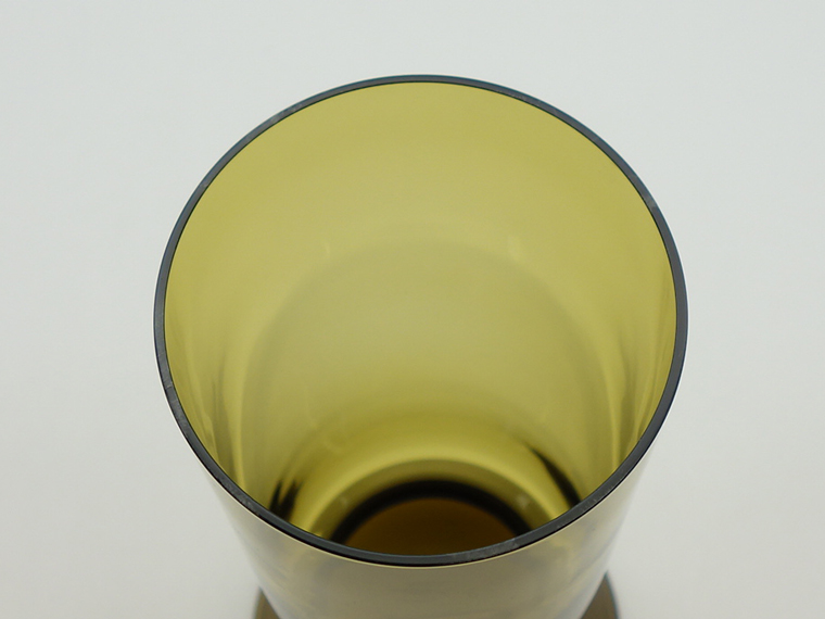 NUUTAJARVI/ヌータヤルヴィ VASE 1428 H22.5cm アンバー 001