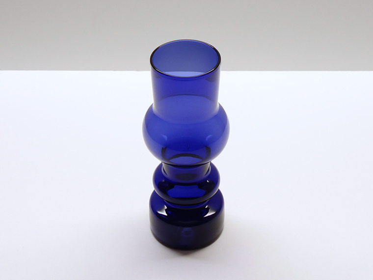 NUUTAJARVI/ヌータヤルヴィ VASE 1487 ブルー 001|北欧