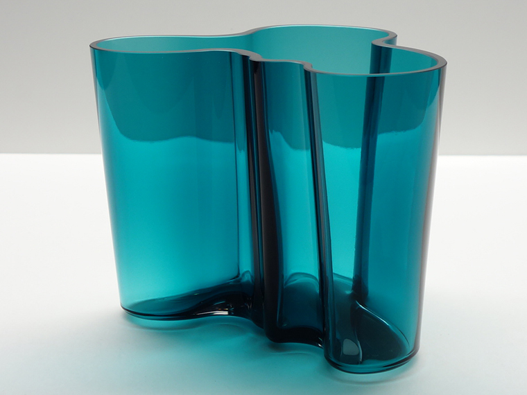 レア　 aalto イッタラ アアルトベース　ダークブルー　120 iittala/イッタラ Alvar Aalto ベース H120mm ペトロールブルー