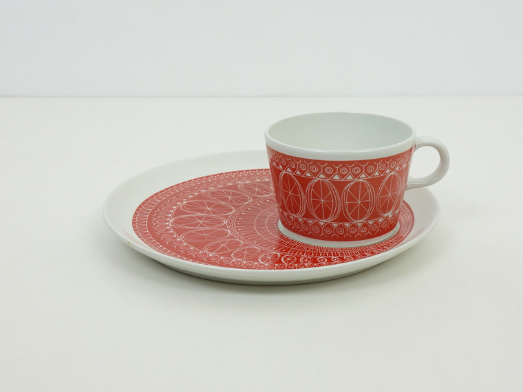 ARABIA/アラビア Susan/スーザン TVセット レッド 001|北欧