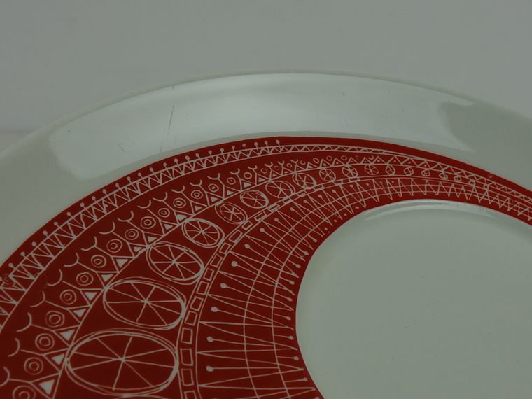 ARABIA/アラビア Susan/スーザン TVセット レッド 001|北欧