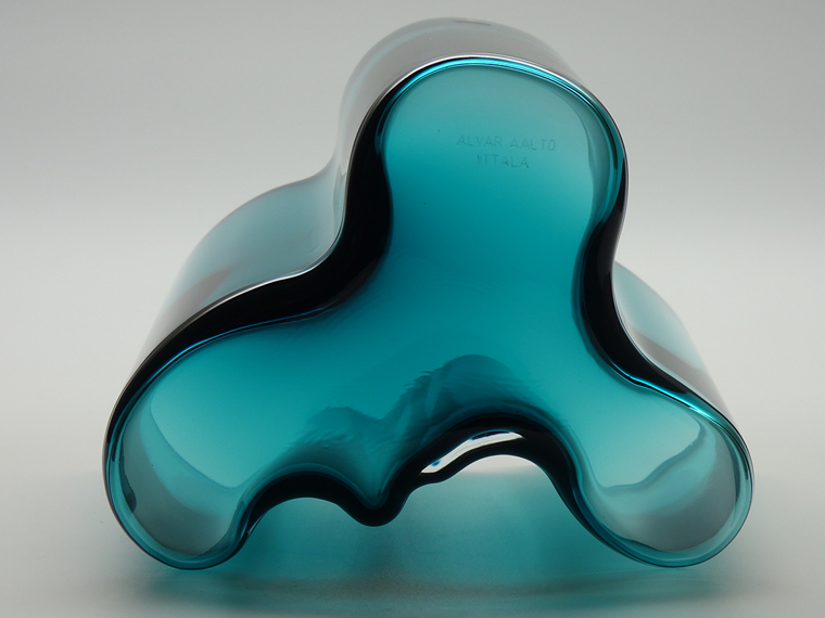 iittala/イッタラ Alvar Aalto ベース H120mm ペトロールブルー