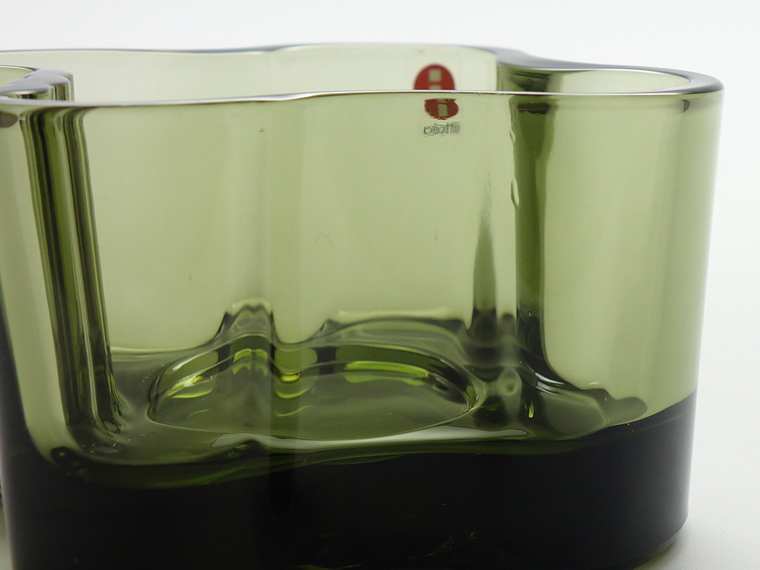 【廃盤品】イッタラ モスグリーン アアルト キャンドルホルダー55mm iittala イッタラ / Alvar Aalto Collection キャンドルホルダー
