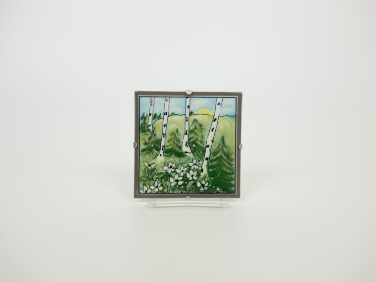 春の目覚め 1999年 アラビア ヘルヤ 陶板画 Arabia ARABIA - 春の目覚め 1999年 アラビア ヘルヤ 陶板画 Arabiaの